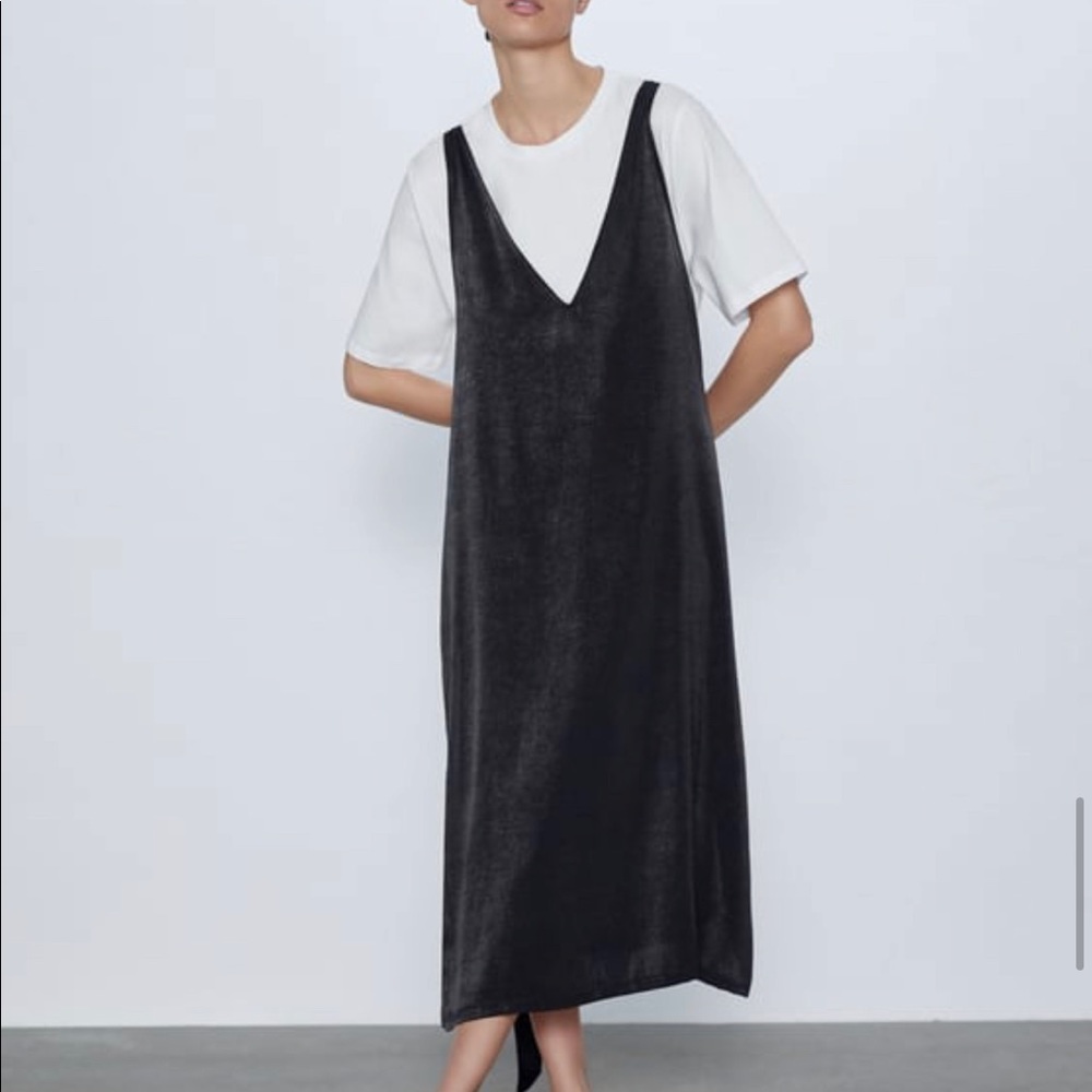 Zara Combination Belted Dress, Small